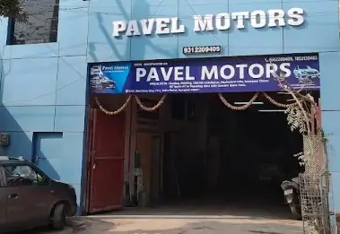Pavel Motors workshop front, New Palam Vihar